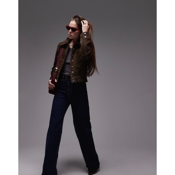 Mango Brown Suede Jacket - Picture 14 of 16